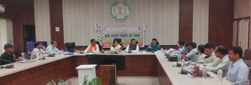 जिला पंचायत कृषि स्थायी समिति की बैठक संपन्न