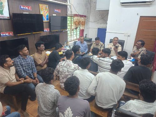 गणेश उत्सव को लेकर शांति समिति की बैठक, सौहार्दपूर्ण माहौल में मनाने की अपील