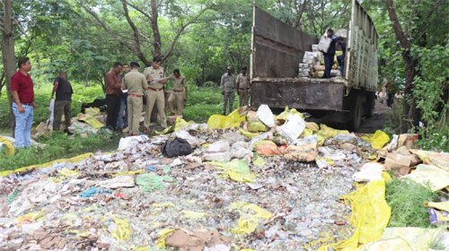 8 हजार 395 लीटर से अधिक अवैध शराब का नष्टीकरण, 36 लाख से ज्यादा कीमती माल कुचला गया