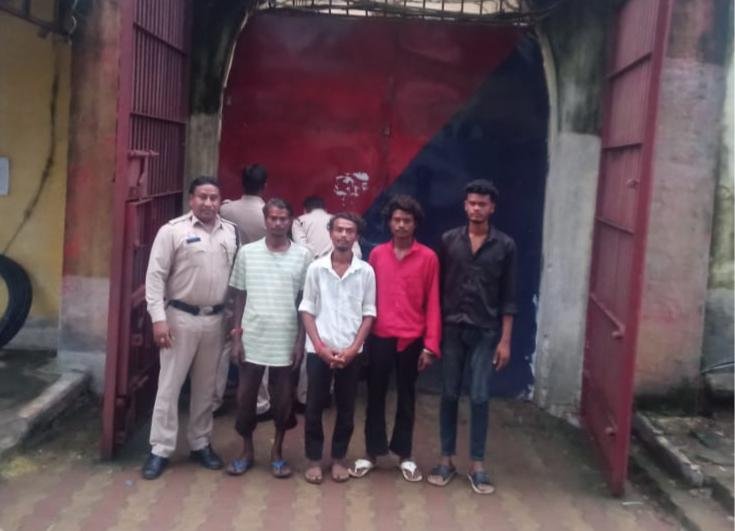 अशांति फैलाने वाले चार आरोपी जेल भेजे गए