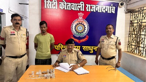 24 घंटे में नकबजनी का आरोपी गिरफ्तार