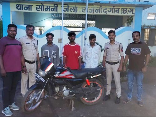 कल्याणी इस्पात कंपनी के बाहर से चोरी हुई मोटरसाइकिल बरामद, आरोपी गिरफ्तार