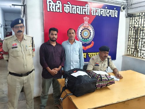गांजा तस्करी करते उड़ीसा के दो युवक पकड़े, 8 किलो मादक पदार्थ जब्त