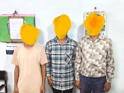 खपरीकला में अशांति फैलाने वाले तीन आरोपियों के खिलाफ की कार्रवाई