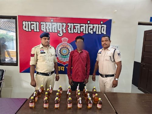 थाना बसंतपुर में शराब कोचियो के खिलाफ विशेष अभियान, आरोपी गिरफ्तार