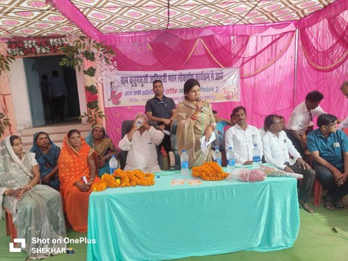 विधायक हर्षिता बघेल ने गुमानपुर में किया सीसी रोड का भूमिपूजन, कुसुमकुआ में आदिवासी भवन का लोकार्पण