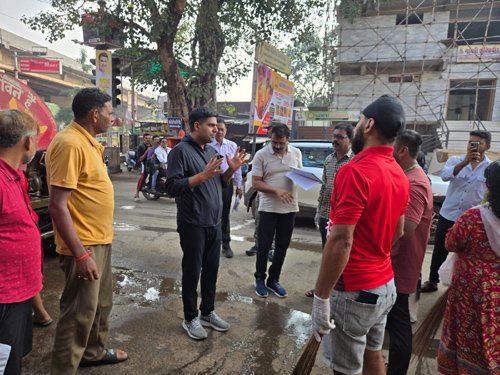 कलेक्टर जितेन्द्र यादव ने किया शहर का भ्रमण, दीपावली को लेकर साफ-सफाई पर दिए सख्त निर्देश
