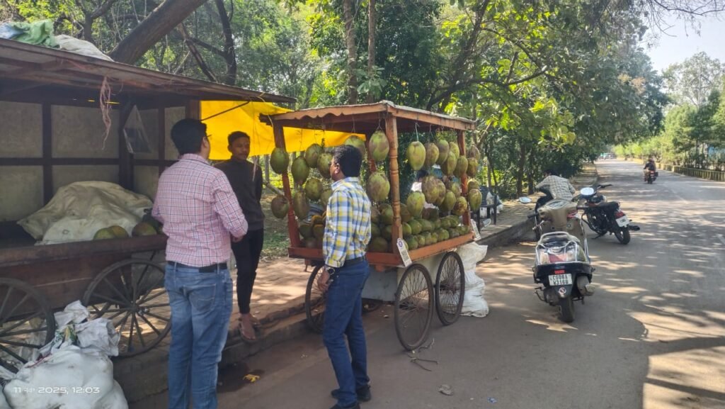 गौरव पथ में अवैध ठेला-खोमचा हटाया, निगम ने दी समझाईस