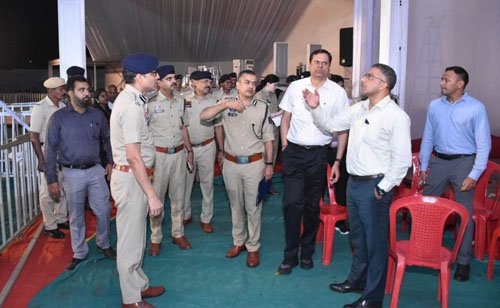 उपराष्ट्रपति राधाकृष्णन के प्रवास से पहले लखपति दीदी सम्मेलन स्थल का निरीक्षण