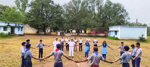उच्चतर माध्यमिक विद्यालय बखरूटोला में मनाया गया राष्ट्रीय एकता दिवस