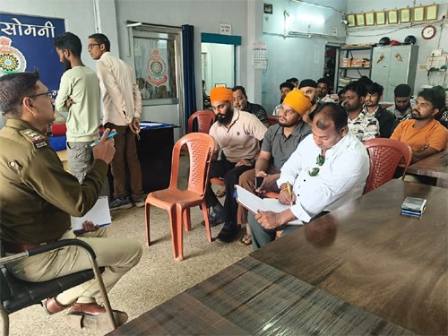 सोमनी थाना ने ढाबा संचालकों को सख्त हिदायत दी
