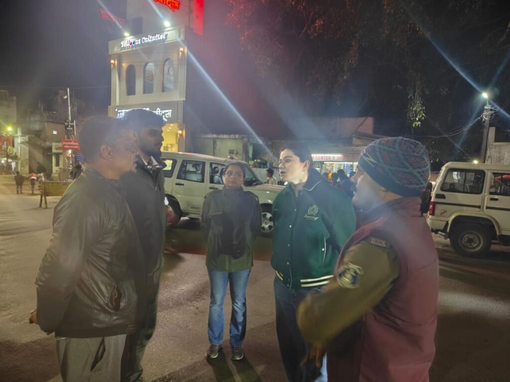 पुलिस अधीक्षक ने एमसीपी का रात्रि निरीक्षण कर दिए आवश्यक निर्देश