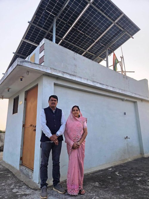 प्रधानमंत्री सूर्यघर मुफ्त बिजली योजना से अध्यक्ष जनपद पंचायत को मिला बड़ा लाभ, बिजली बिल हुआ शून्य