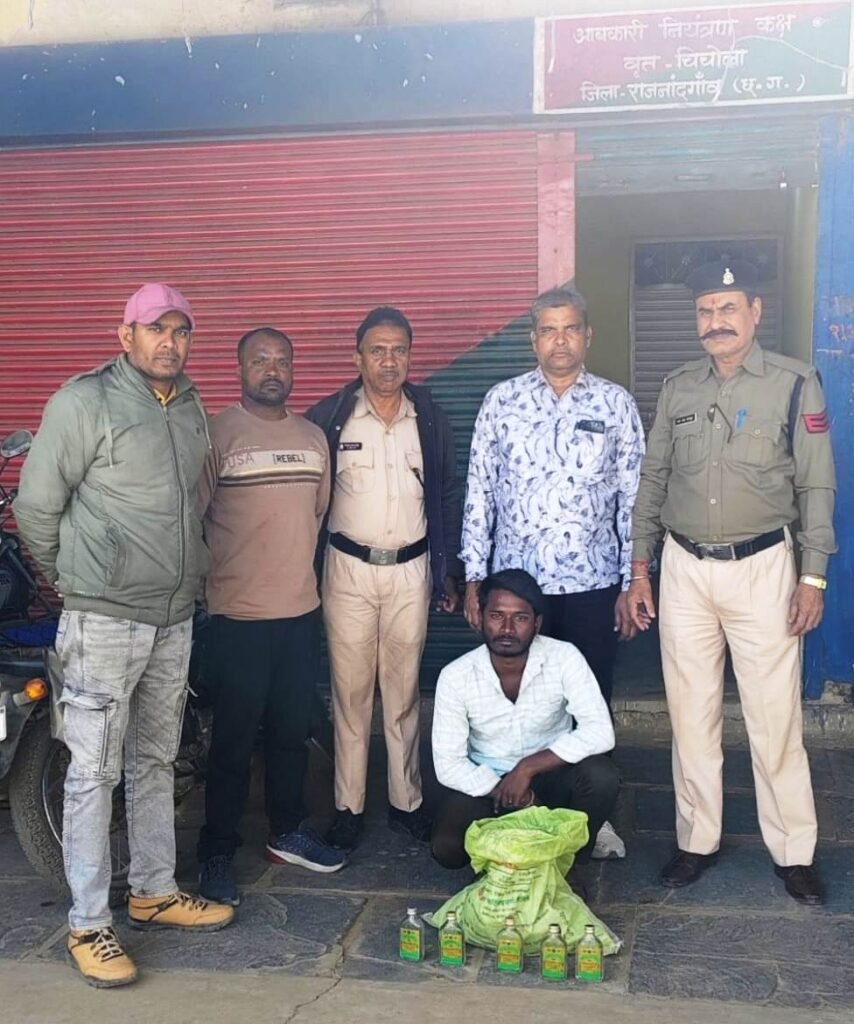 आबकारी विभाग की कार्रवाई : 6.300 बल्क लीटर अवैध शराब जप्त