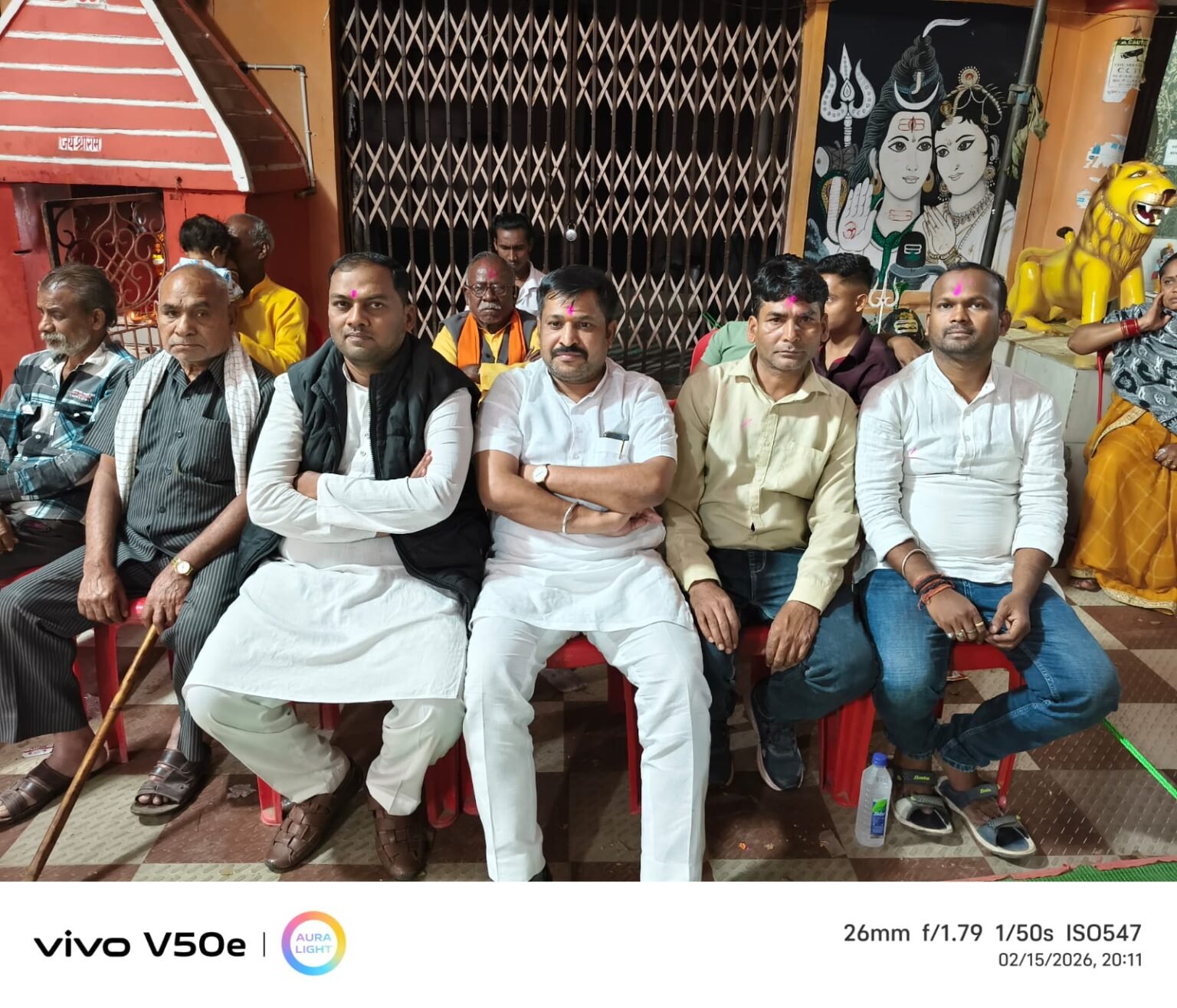 महाशिवरात्रि के अवसर पर शिव मंदिर चिखली में जस गायन प्रतियोगिता का समापन