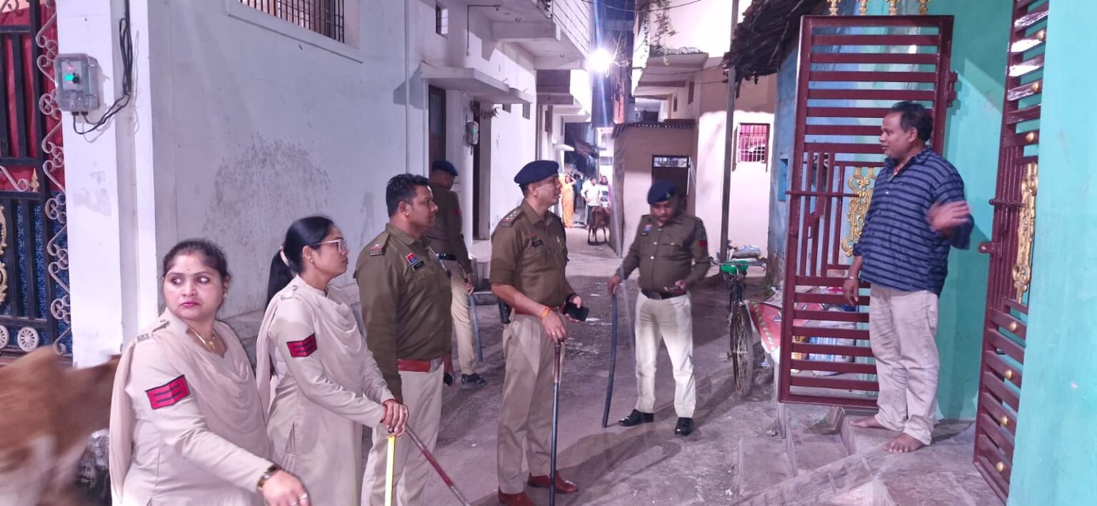 होली पर्व को शांतिपूर्ण एवं सुरक्षित बनाने के लिए राजनांदगांव पुलिस का विशेष कांबिंग गश्त अभियान