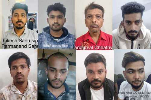 8 म्यूल खाताधारक गिरफ्तार : 20 लाख से ज्यादा का संदिग्ध ट्रांजेक्शन, मिशन साइबर सुरक्षा के तहत संयुक्त एक्शन