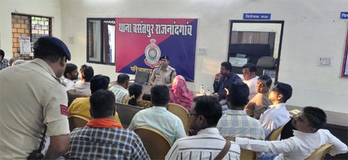 राजनांदगांव में होली पर्व शांतिपूर्ण संपन्न, थाना प्रभारियों ने नागरिकों का किया सम्मान