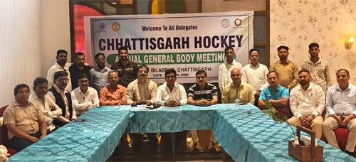 छत्तीसगढ़ हॉकी की 18वीं वार्षिक आमसभा, राष्ट्रीय खेल नीति लागू करने पर जोर
