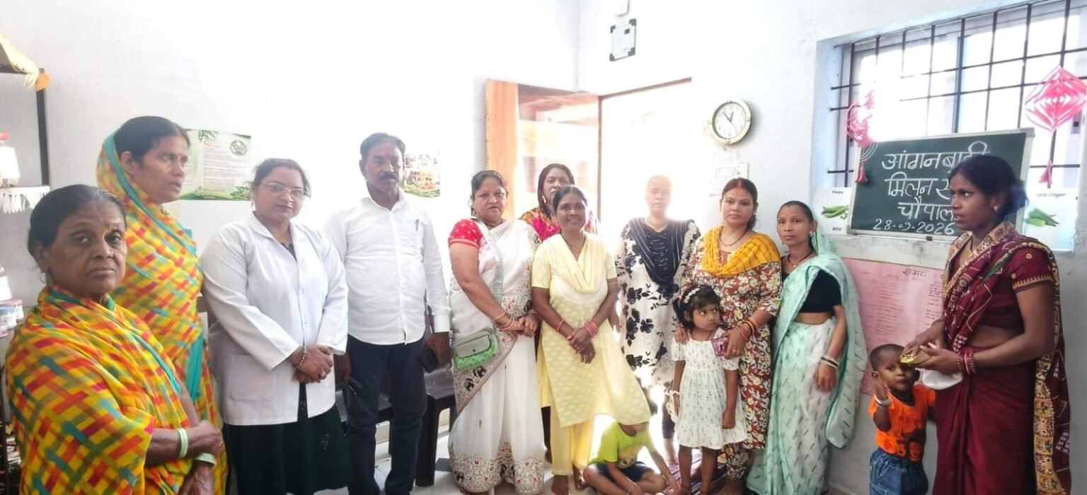 शंकरपुर में सेवा संकल्प अभियान के तहत आंगनबाड़ी कार्यक्रम