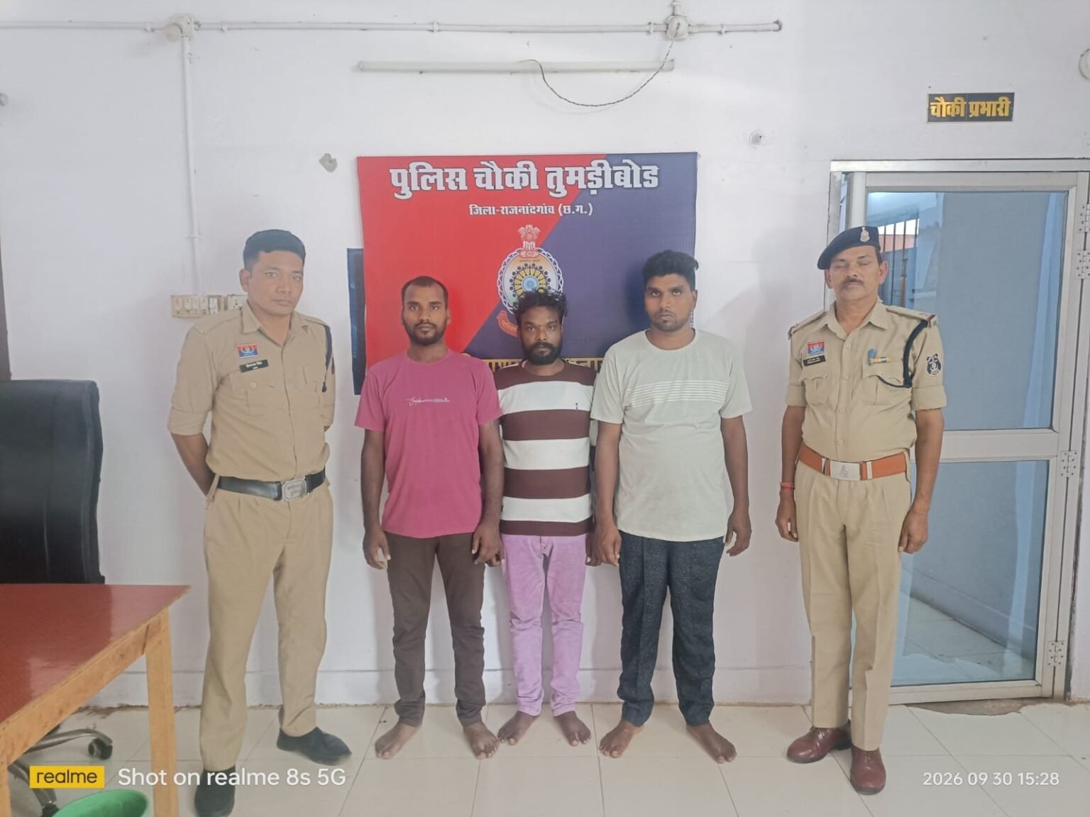 मवेशी तस्करी पर तुमड़ीबोड़ पुलिस का बड़ा एक्शन : फरार तीन और आरोपी गिरफ्तार, भेजे गए जेल